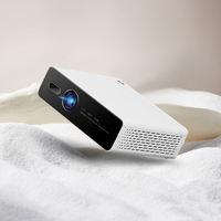 Projecteur portable de cinéma maison Pico Mini à mise au point automatique, résolution native 1080P, V60H, 450 ANSI, batterie, vidéo, projecteur DLP, Smart Android Beamer