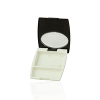 Boîte à fards à paupières transparente, étui pour fards à paupières, boîte de palette de fards à paupières, logo personnalisé, emballage pour fards à paupières
