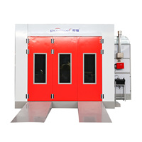 Chauffage de cabine de peinture automobile à tirage descendante pour brûleur diesel économique 6KW avec éclairage LED