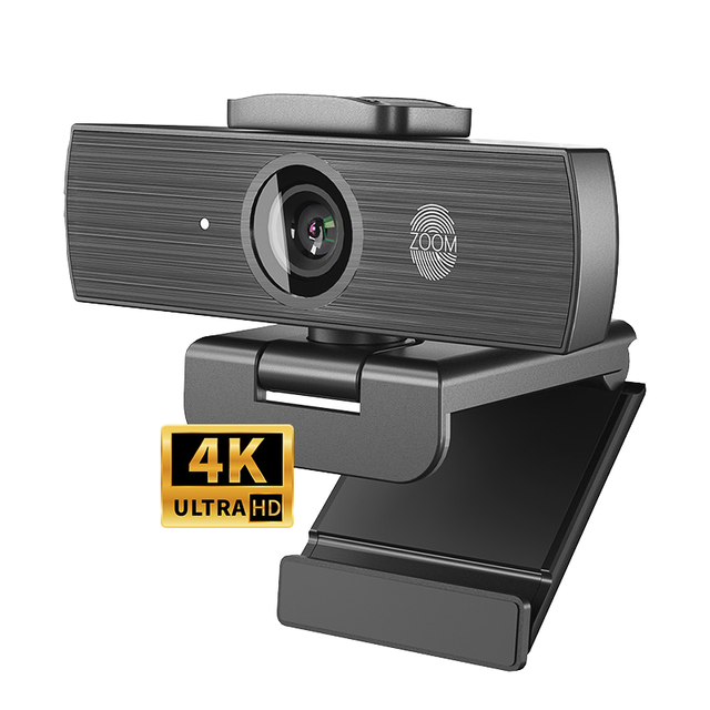 30fps USB Webcam 4K Conference Camera with Built-in Speaker Privacy Cover for Online Meeting Streaming