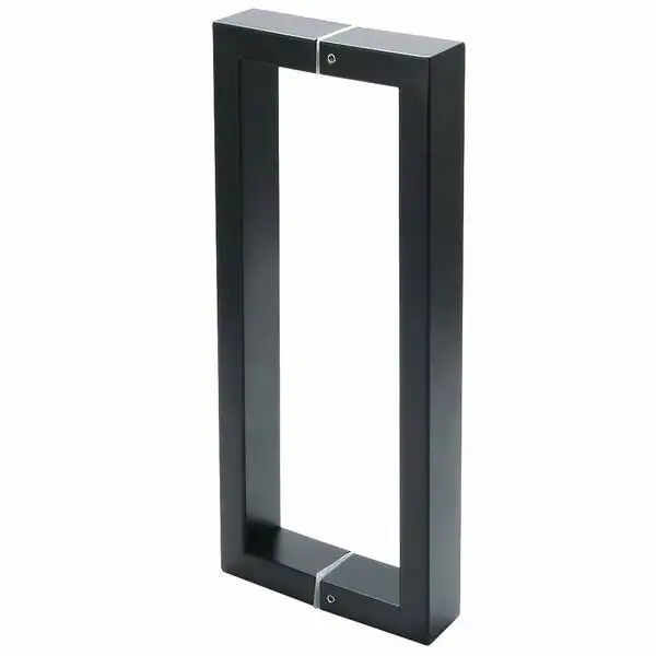 Aço inoxidável quadrado porta puxador maçaneta da porta rodada banheiro chuveiro vidro botão punho PS/BS/MTB/ORB/US10B/US12 para o banheiro