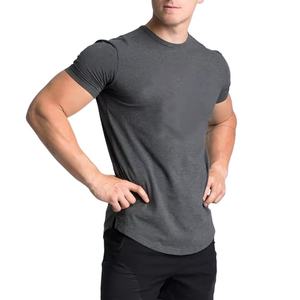 Vêtements de sport personnalisés T-shirt en coton Homme Vêtements de fitness Vêtements de sport T-shirts tendance Été Toutes les couleurs Coupe ajustée T-shirt homme - Product Image 6