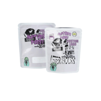 Sachets refermables personnalisés imprimés en gravure, réutilisables, anti-odeurs pour enfants, 1g 5g 1lb 3.5g, sachets debout recyclables pour bonbons comestibles