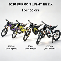 Moto tout-terrain électrique Surron Light Bee X 72V 35Ah 10KW 2026 – Prix de gros pour moto électrique tout-terrain à couple élevé