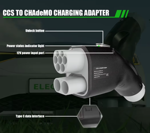 CCS1 vers <span class=keywords><strong>CHAdeMO</strong></span> EV chargeur <span class=keywords><strong>adaptateur</strong></span> 250A <span class=keywords><strong>CCS</strong></span> <span class=keywords><strong>Combo</strong></span> 1 Station de charge pour connecteur d'accessoires de voiture électrique japonais Standard - Product Image 4