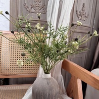 KW-F184 Tige de verdure artificielle, feuillage de plante artificielle, branche de bleuet artificielle pour bouquet de mariage, arrangement floral, décoration