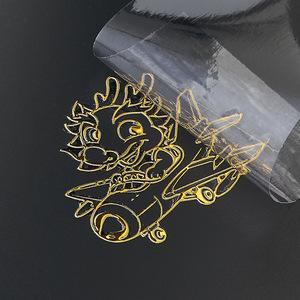 Mingcai Custom Crystal Labels Hot Stamping <b>UV</b> Transfer Waterproof Frosted Film Adhesive <b>Stickers</b> Label Packaging - Product Image 3