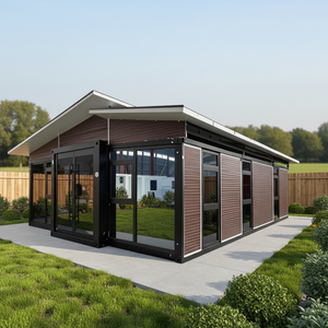 プレハブコンテナハウス ポータブル小型ファミリーモダンヴィラ 家族構造 防水 - Product Image 1