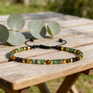 Artisan Rainbow <b>Gemstone</b> <b>Bracelet</b> Multicolor Bohemian Natural Stone Beaded <b>Bracelet</b> Healing Positive Energy Crystal <b>Bracelet</b> - Product Image 6
