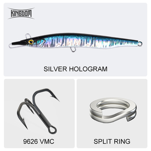 Leurre de pêche Kingdom Needle Fish, deux mouvements de nage, leurre artificiel coulant, stickbaits, leurre de pêche pour brochet - Product Image 5