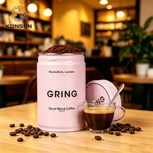 Boîtes en <span class=keywords><strong>métal</strong></span> personnalisées imprimées pour poudre de matcha, thé et café, de qualité alimentaire, avec couvercle hermétique - Product Image 2