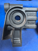 Maßgefertigte Stahlguss-Laufrollenlagergehäuse für Bagger, Führungsradlagerhalterung, OEM 2D 3D Zeichnung, Technischer Support