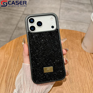 Étui luxueux cygne étincelant plein de diamants pour Iphone17/16/15promax Best-seller couleur unie couverture complète couverture de téléphone pour <span class=keywords><strong>11</strong></span> 12 - Product Image 4