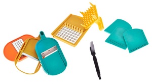 Máy xay thực phẩm đa năng 3L năm 2024, máy thái rau củ quả với 6 lưỡi dao dùng cho nhà bếp - Product Image 5