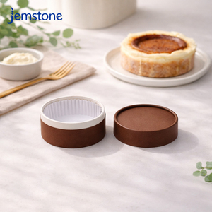Wholesale Recyclable Food Grade Cake Dessert Round Cardboard Tube <b>Paper</b> Cylinder <b>Packaging</b> Cheesecake Food <b>Paper</b> Tube Container - Product Image 2