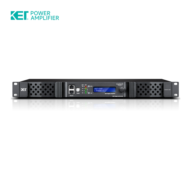 4 Channels Gallium Nitride DSP Digital Power Amplifier 1800 W Per Channel