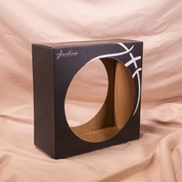 Revêtement UV personnalisé gaufrage imprimé ondulé basket-ball sphère enveloppe en papier boîte d'emballage pliable