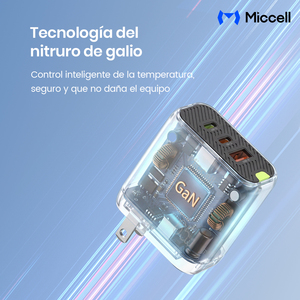 Cargador de miccell OEM 65W Gan, carga rapida USB-C, เข้ากันได้กับ conenchufes u/cr/au, เหมาะกับการเคลื่อนที่ในอุดมคติ - Product Image 5