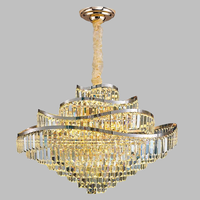 Lampe de salon de luxe moderne et simple élégant et luxueux pour villas restaurants chambres lustre en cristal