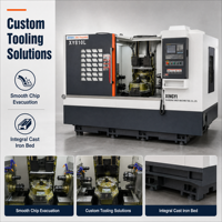 Machine de fraisage CNC à trois axes CNC815, adaptée à la fabrication de lames de moteur, de petites pièces carrées, d'arbres excentriques et autres, certifiée CE