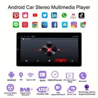 Pemutar Mp3/mp4 mobil Android Universal, Radio mobil 2 Din Universal dengan Radio Android, pemutar Mp3/mp4 untuk Toyota HIGHLANDER/KLUGER 2007-2014
