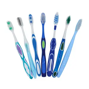 แปรงสีฟันพลาสติกแบบนำกลับมาใช้ได้,แปรงสีฟันแบบมีโลโก้แบบกำหนดเอง PP นิ่มป้องกันเหงือก