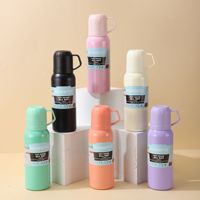 Coffret Cadeau Populaire pour Entreprises – Bouteille Isotherme Portable de 500 ml avec 3 Couvercles
