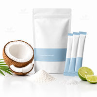 Poudre d'électrolytes de coco en sachets avec Sodium, Potassium, Magnésium – Mélange de boisson OEM à marque privée