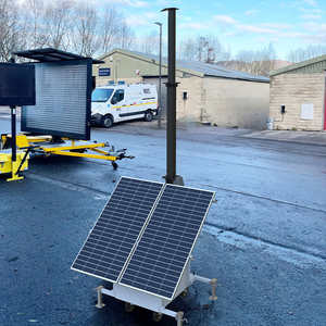 Torre de Vigilancia Solar Móvil Portátil con Sistema Solar de Respaldo Fuera de la Red de 4.8kWh, 2x200AH, 4G, Impermeable IP65 - Product Image 6