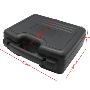 Chinese professional suppliers injection molded plastic case carry pencil box with foam