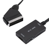 Convertidor de Cable Scart a HDMI para Reproductor de DVD Sky, PS3, Xbox, STB para Visualización en Televisores HD (conexión y uso inmediata) Dispositivos de Audio y Video