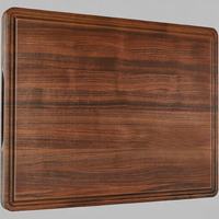 Zwaar uitgevoerd snijplank van acaciahout voor slagerij-stijl snijden · Premium snijplank van walnoot hout voor luxe keuken decoratie