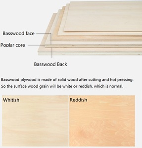 Pannelli in <span class=keywords><strong>Impiallacciatura</strong></span> di Tiglio Ecologici di Alta Qualità 3mm, Tavole Moderne 920mm*920mm, Compensato E1 <span class=keywords><strong>per</strong></span> Taglio Laser - Product Image 4