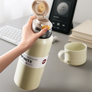 OEM 316 avec logo personnalisé, flasques à double paroi, thermos sous vide avec affichage <span class=keywords><strong>de</strong></span> la température - Product Image 3
