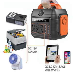 110V 220V <b>Solar</b> Generator Outdoor Camping Light 300W 600W Home Power Supply <b>Solar</b> Portable Power Station - Product Image 3