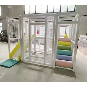 Solución Llave en Mano, Suministro de Fábrica, Equipo de Juegos Interior para Niños Pequeños, con Bloques Suaves y Seguros y Mini Tobogán para Jardín de Infancia - Product Image 3