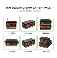 Baterai Deep Cycle IP67 Marine Lifepo4 12v 100ah Paket Baterai Lithium untuk Motor Trolling Perahu Kayak 12V 100Ah Baterai Lifepo4