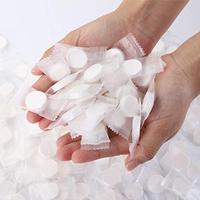 Mini serviettes comprimées non tissées jetables écologiques antimicrobiennes portables pour le camping, serviettes de poche, mouchoirs, lingettes pour le visage