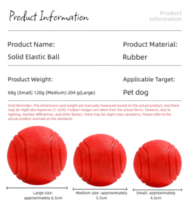 Solido elastico TPR cane giocattolo durevole interattivo Pet palla esplosivo modello fiore mordente masticare gatti eco-friendly - Product Image 3