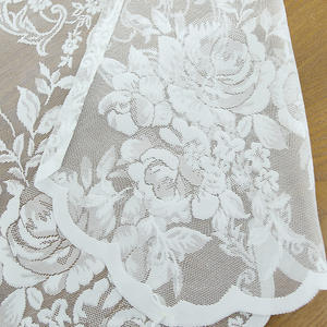 <span class=keywords><strong>Tende</strong></span> <span class=keywords><strong>bianche</strong></span> del mezzo caffè del fiore della porta delle finestre corte floreali all'ingrosso per la cucina - Product Image 4