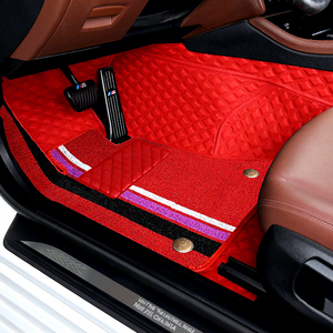แผ่นรองพื้นรถยนต์หนังกันลื่นแบบเต็มชุด 3 ชิ้น สไตล์สปอร์ตหรูหรา คุณภาพสูง ทนทานต่อการสึกหรอ หนา 15 มม. สำหรับรถยนต์ทุกรุ่นซีรีส์ 5 และ Elantra - Product Image 1