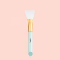 Échantillons gratuits Logo personnalisé Outil de maquillage cosmétique Pinceau applicateur facial Pinceau pour masque en silicone