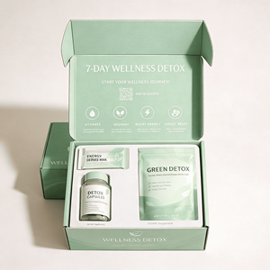 Detox <b>Supplements</b> DTC Packaging Boxes Corrugated Mailer Box E Flute Die Cut Mailer BoxCustom Packaging - Product Image 3