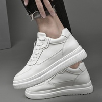 Nouvelles baskets montantes blanches pour hommes, rehaussant la taille de 6cm, 8cm, 10cm, respirantes, idéales pour l'été