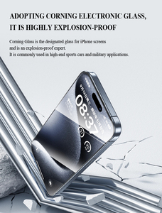 Thiết Kế Mới Dễ Dàng Ứng Dụng Ma Thuật John Bảo Vệ Màn Hình Cho <span class=keywords><strong>Iphone</strong></span> 15 16 Pro Max Tempered Glass Bảo Vệ Phim Cao Rõ Ràng Cho <span class=keywords><strong>Iphone</strong></span> - Product Image 5