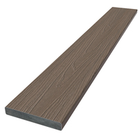 Dalles de terrasse en WPC imperméables pour l'extérieur, revêtement de sol en bois-plastique, grain de bois 3D, terrasse composite co-extrudée