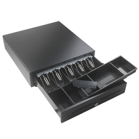 Tiroir-caisse 405A, caisse enregistreuse POS, 4 grilles, 5 sections, boîte à argent, RJ11, pour les exportateurs de supermarchés, les fabricants de systèmes POS