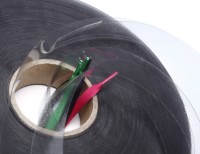 YIBO Paire de films transparents noirs pour aglets de lacets de chaussures, 100% acétate de cellulose, logo personnalisé, taille personnalisée, motif imprimé