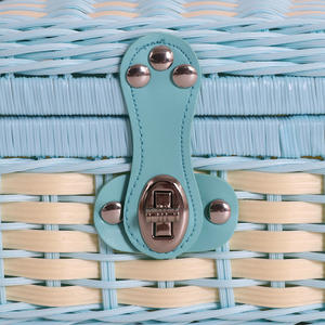 Vente en gros et fabrication sur mesure de paniers de rangement en plastique tissés à la main pour la <span class=keywords><strong>chambre</strong></span> à coucher, vente directe <span class=keywords><strong>d</strong></span>'usine OEM - Product Image 2