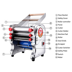 Máquina para Amasar y Prensado de Fideos de Alta Calidad, Fácil de Usar, para Cocina Casera y Uso Comercial - Product Image 5